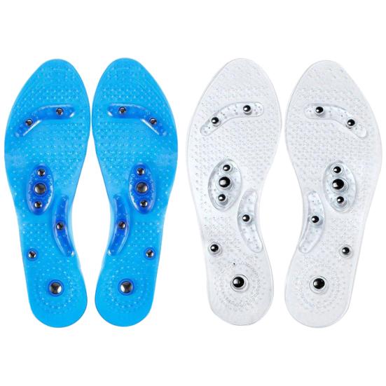 Magnetic Breathable Deodorant Massage Insoles Anti-Fatigue Shoes Pad Cushion