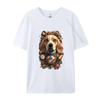 Funny Beagle Dog TShirt Mechanical Engineer Dog Cosie Printed Tops Tees Retro Cotton Men Top Tshirts