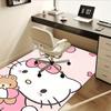 Office Rug Hello Kitty, Teddy Bear Anti-Slip Rug, Machine Washable for Living Room, Bedroom, Office, Multiple Sizes, Bedroom Mat, Decorative Mat, Dura