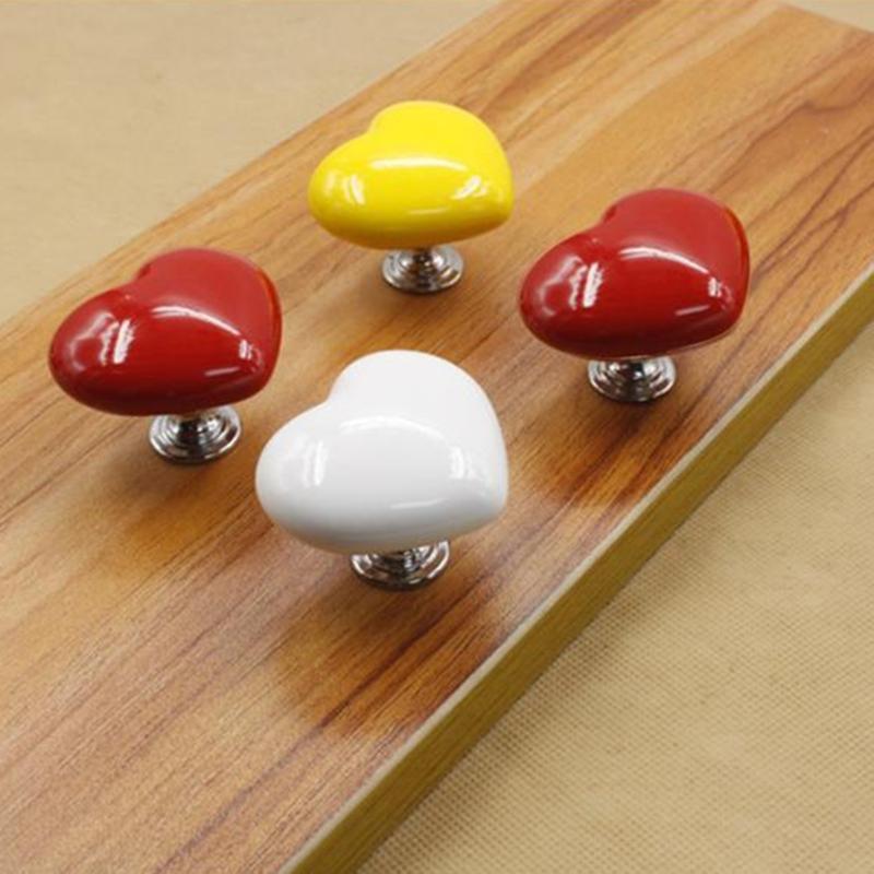 4PCS Toilet Press Button Heart Shaped Press Tank Push Buttons Creative Bathroom Accessory