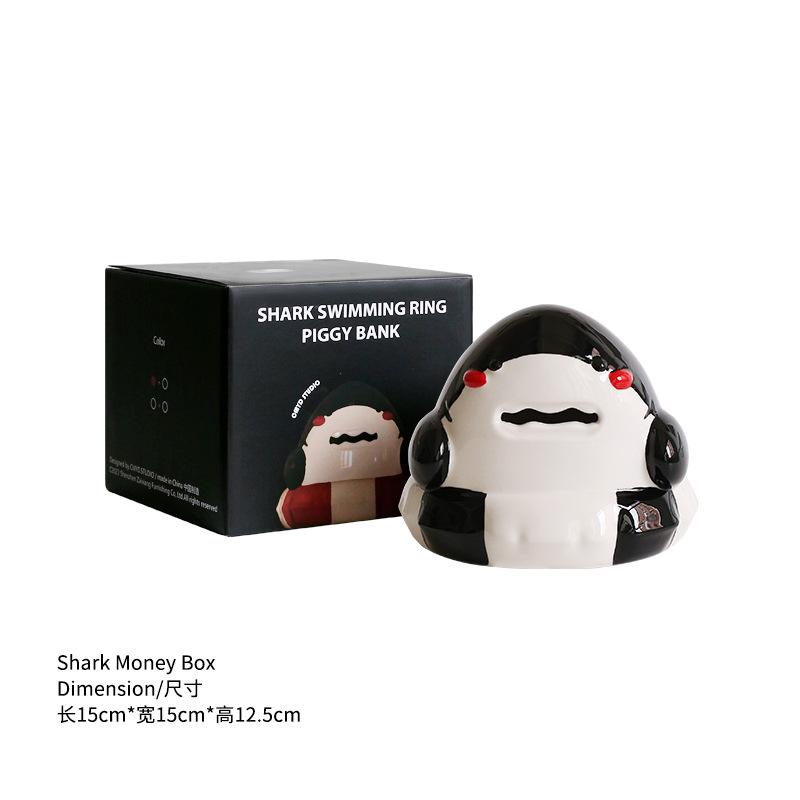 

Shark Piggy Bank Desk Decor, Unique Removable Coin Bank for Kids, Fun Gift for Boys and Girls, Children s Room Decoration