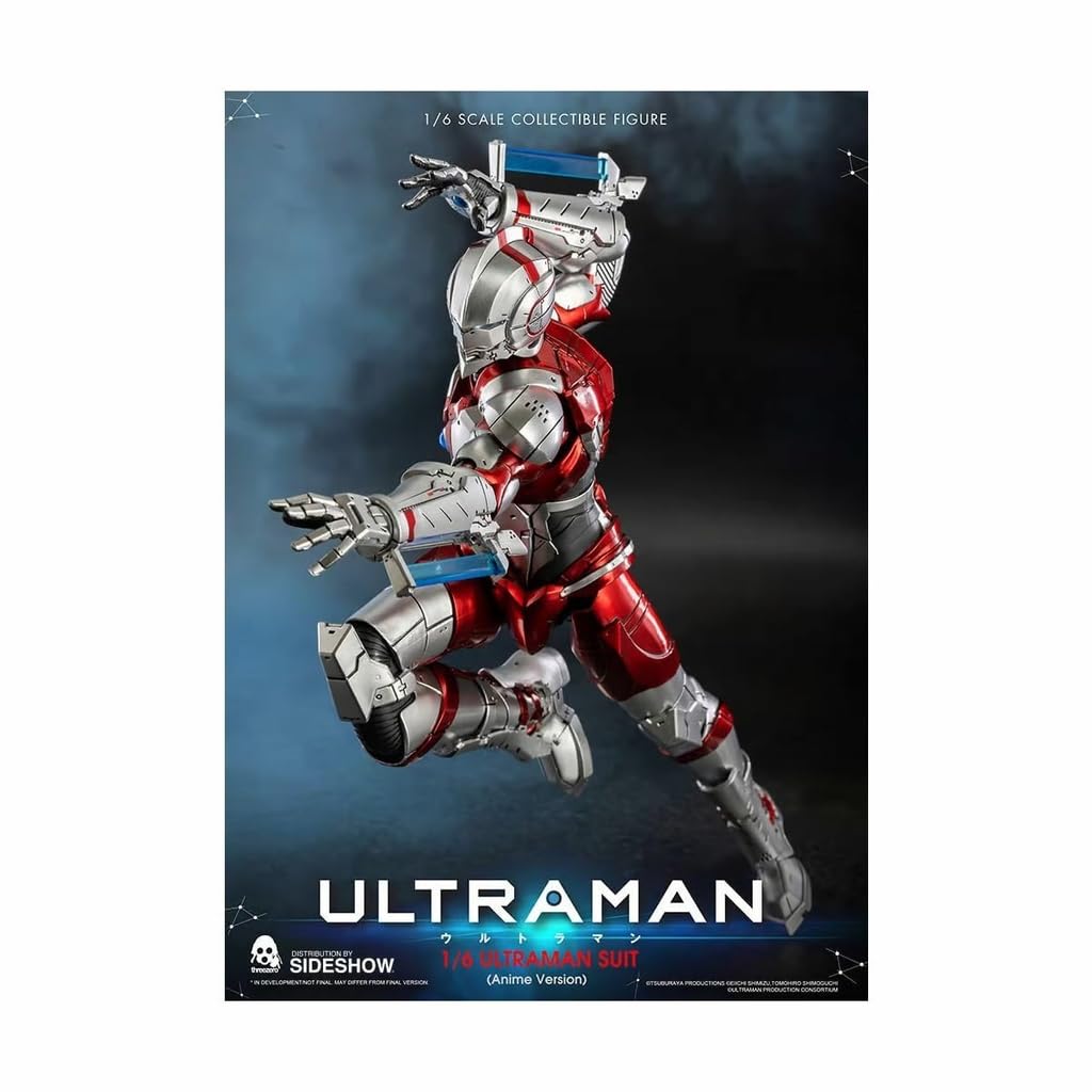 ThreeZero Ultraman 6 scale action multicolor (anime version) 1 figure,