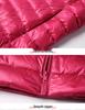 Women's Slim-Fit Lightweight Down Vest - Short Stand-Up Collar, Plus Size, Autumn/Winter 2025