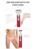 Women's 5-in-1 USB Rechargeable Multifunctional Epilator Set for Painless Full-Body Shaving