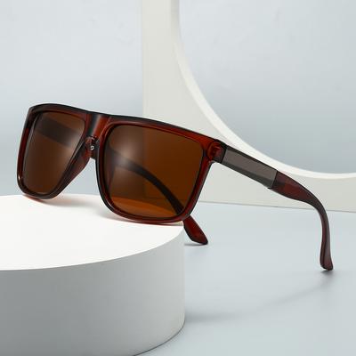 Nouveaux Lunettes de Soleil Carrées Tendance Style Ins pour Hommes Design Moderne Européen Américain