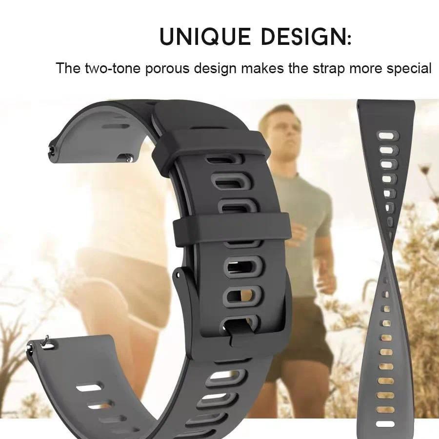 Silikonowe Etui+Pasek Do Garmin Forerunner 165 Miękki Sportowy Pasek do Zegarka Opaska na Nadgarstek Do Garmin Forerunner 165 Pokrowiec Ochronny