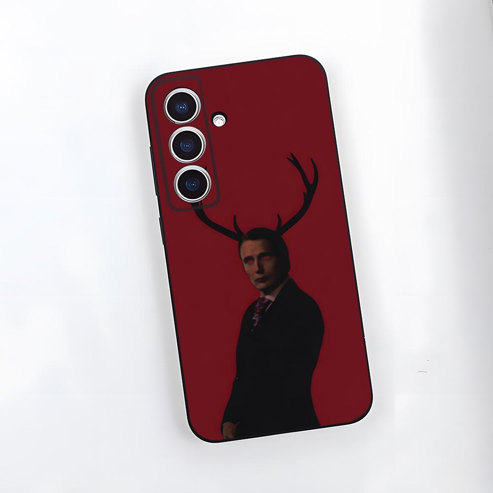 Horror TV Series Hannibal Phone Case For Samsung S26 S25 Plus S20 S20 Plus S22 Ultra S23 FE S21 Plus S21 Ultra Soft Cover