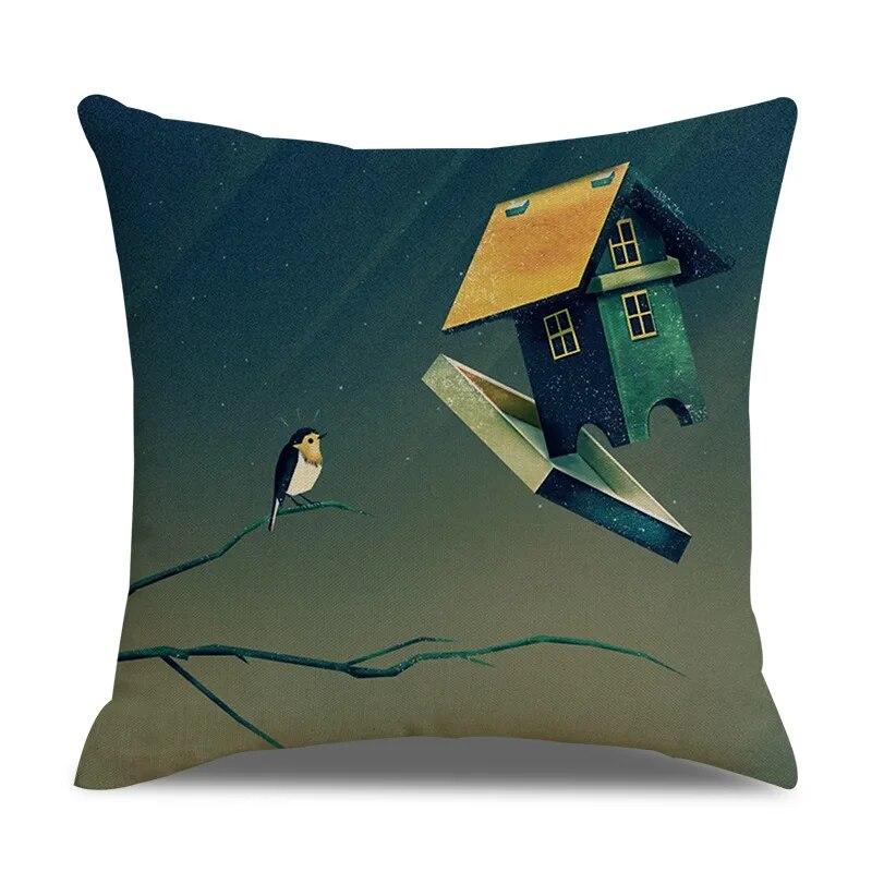 Dream Pillowcase Car Sofa Cushion Cover Home Decor