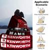 Kenworth Truck Design With Bold Red And White Elements Customize Your Name Cartoon Movie Pattern Blanket Chair Office Sofa Bed Camping Soft And Warm