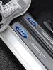 Carbon Fiber Car Paste Door Sill Anti Scratch For Ford B-Max Cmax Smax KA St Line Galaxy Explorer Expedition Mondeo Accessories
