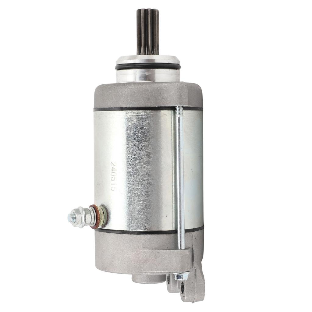 Starter Motor 12V Metal Alloy 9 Teeth Greater Torsion Fast Start 0825‑011 Replacement for Arctic Cat 1000 GT TRV XTZ