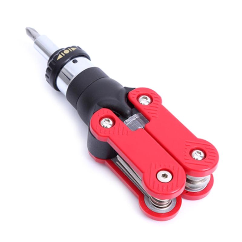 Sturdiness and Durability Multi-Functional Ratchet Screwdriver Foldable High-quality Wrench Screwdriver Power Tools 1