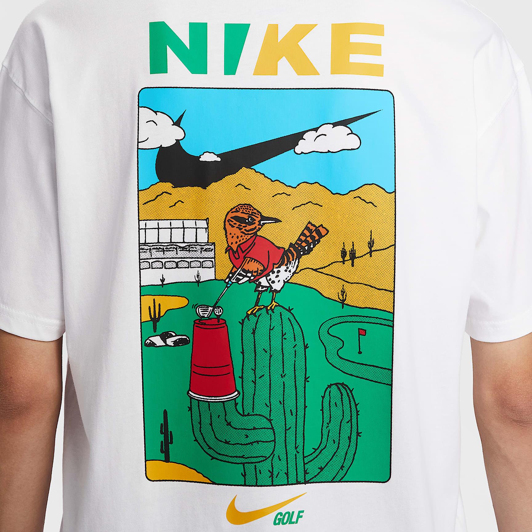 

Nike Printed Pattern Loose Fit Drop Shoulder Short Sleeve T-Shirt Men Tops White HJ3365-100 XL