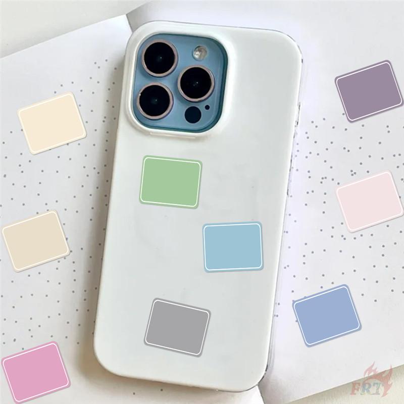 500Pcs/Roll Pure Color Rectangle Tag Kids Rewards Stickers - DIY Scrapbooks Album Decor Sealing Label Decals