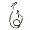 Colorful Metal Nipple Clamps With Chain Set Woman Rainbow Nipple Clips Breast Bondage Restraint Slave Fetish Female Sex Toy