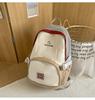 Outdoor couple backpack versatile new color large capacity contrasting color travel backpack student bag