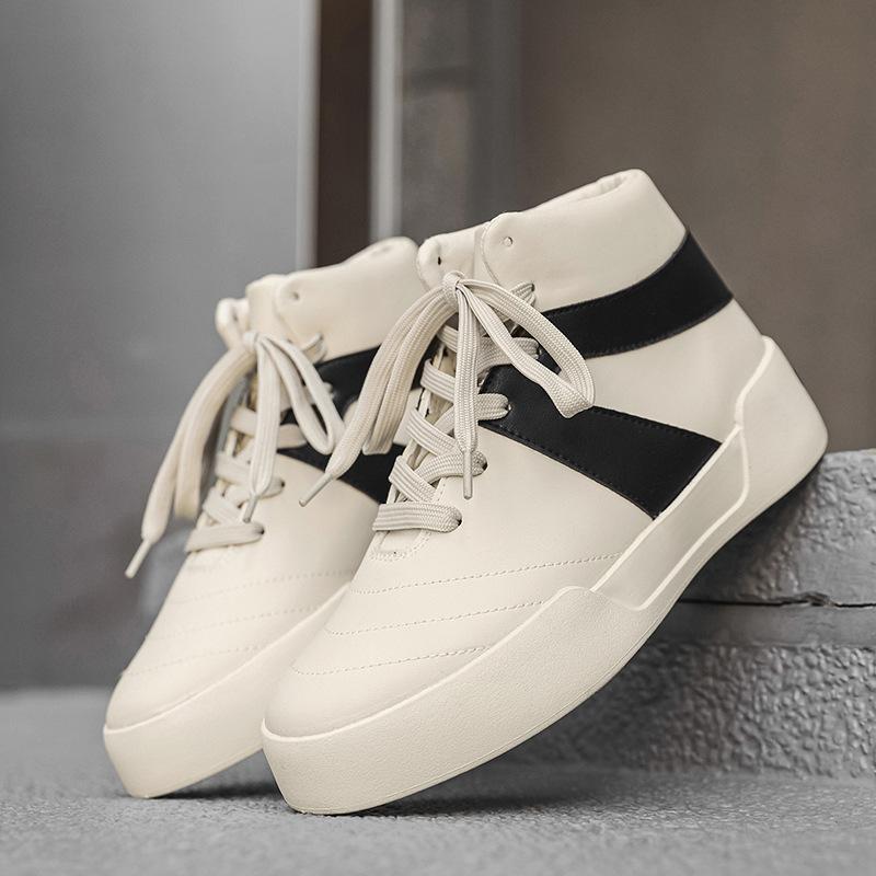 X new autumn platform high-top shoes heightening niche casual platform non-slip shoes sports board shoes