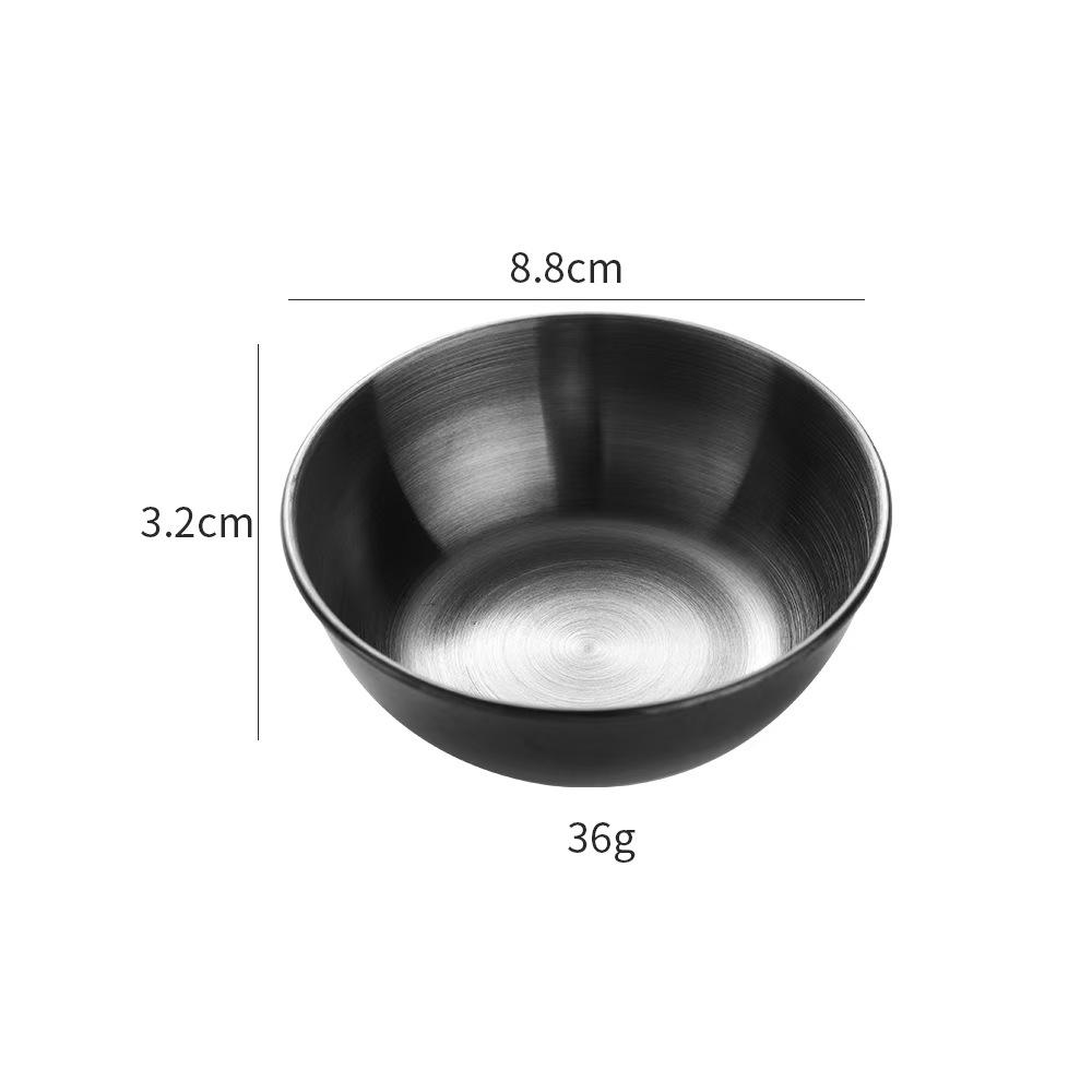 Gold Stainless Steel Sauce Dish for Seasoning & Home Use