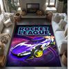 Tappeto in Velluto di Cristallo Rocket League, Morbido Tappeto Antiscivolo in Velluto di Cristallo per Soggiorno Camera da Letto Decorazione Casa