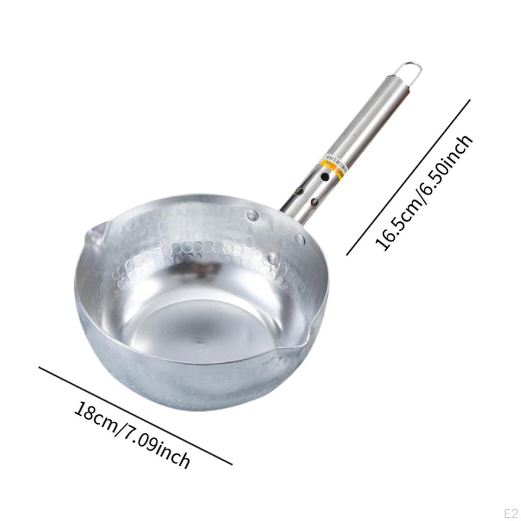 Aluminum Noodle Pot Cooking Non-stick W/ Hanging Hook Easy to Use Soup Milk Pan for