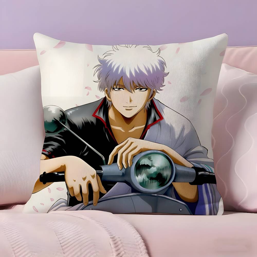 G-GINTAMA Anime Pillow Case  Ultra Soft Skin Friendly Fabric Cloud Like Comfort & Concealed Zipper