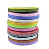 25Yards 6mm Multicolor Silk Satin Organza Ribbon Glossy Glitter Ribbon Wedding Cake Gift Decoration Crafts Garment Accessories