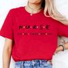 Nurse I'll Be There for You Women T Shirt Fashion Graphic Nurse Friends Tops Casual Short Sleeve Tees Registered Nurse Shirts
