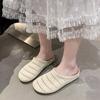 Fashion New Children's Summer Slippers Outdoor Simple Girls Flat Slippers Soft Bottom Kids Solid Color Slip-on Shoes Versatile Fashion