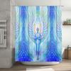 Galaxy Space God Shower Curtain Celestial Starry Night Decor Bathroom Curtain Modern Art Print Home Decor