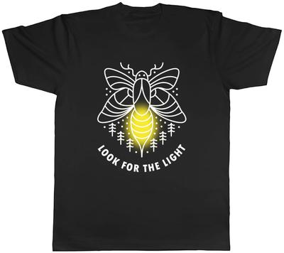 Look the Light Mens T-Shirt Fireflies Unisex Tee Gift