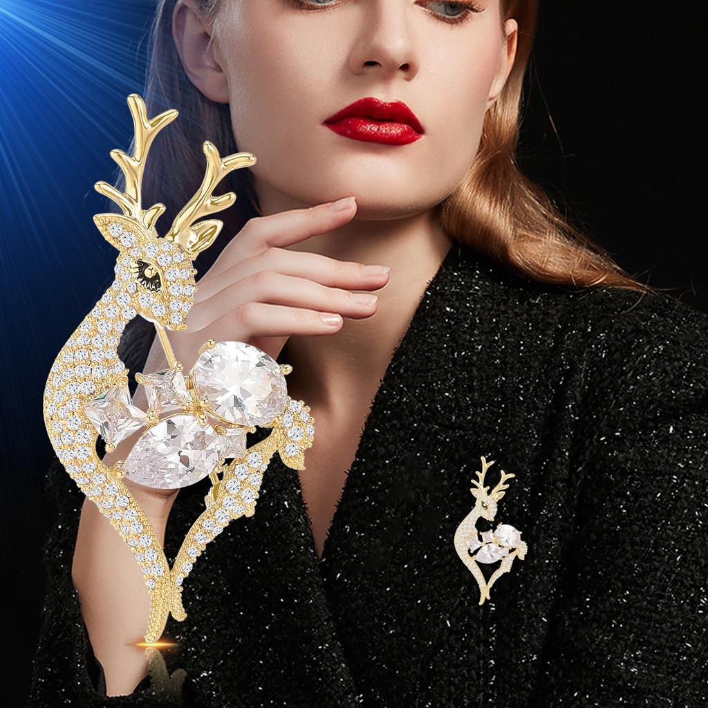 Senior Brooches Flower Leaf Brooch Pins for Women Suit Pendant  Fashion Brooches Jewelry