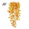 Decorative Hanging Vines for Store Display 5?Fork Artificial Maple Leaf Vine, Fake Foliage Wall Indoor Greenery Living Room Plant, Simulated