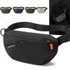 Men's Waterproof Chest Bag Multi-Pocket Waist Pack Outdoor Sports Running Belt Bag Travel Crossbody Sling Backpack
