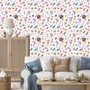 Wallpaper Flowers, Plants and Butterflies for Living Room and Bedroom 50x1000