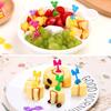 Fruit Fork Mini Cartoon Kids Fruit Pick Toothpick Bento Lunches Party Decor