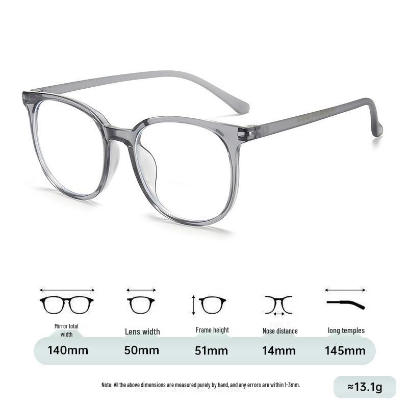 Trendy Unisex Korean-Style Myopia Glasses with High-End Anti-Blue Light Frames