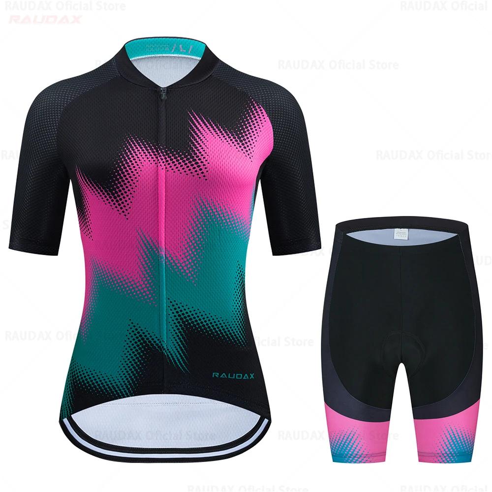 Damen Team Racing Radsportbekleidung Rennsport Mtb Fahrradtrikot Bike Uniform Triathlon 2026 Sommer Atmungsaktives Radsportanzug Set