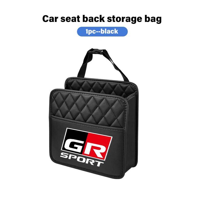 

Car Back Seat Storage Bag Organizer Box Auto Accessories For Toyota GRsport Hilux Aygo Yaris Corolla Rav4 CHR Auris