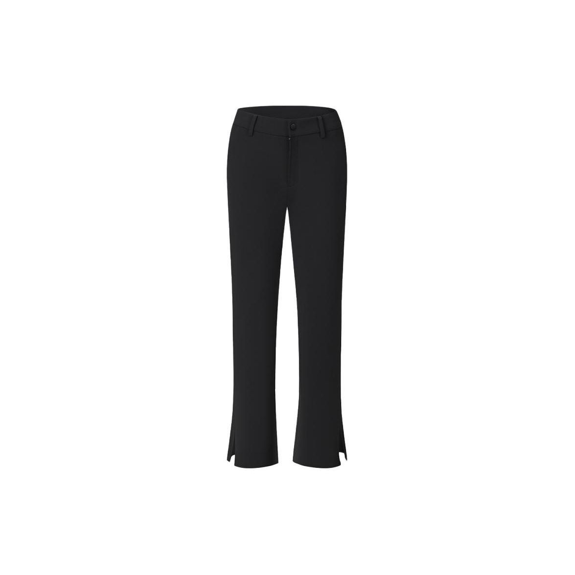 

FILA однотонные расклешенные удобные повседневные брюки женские низ темно-черного цвета A11W425808ABK L