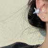 Silver needle zircon starfish earrings high sense fashion temperament stud earrings personality niche versatile light luxury earrings women