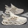 Scarpe da corsa estive in rete traspirante, taglia grande, ultraleggere, con plateau, in tessuto fly-woven, casual, per bambini