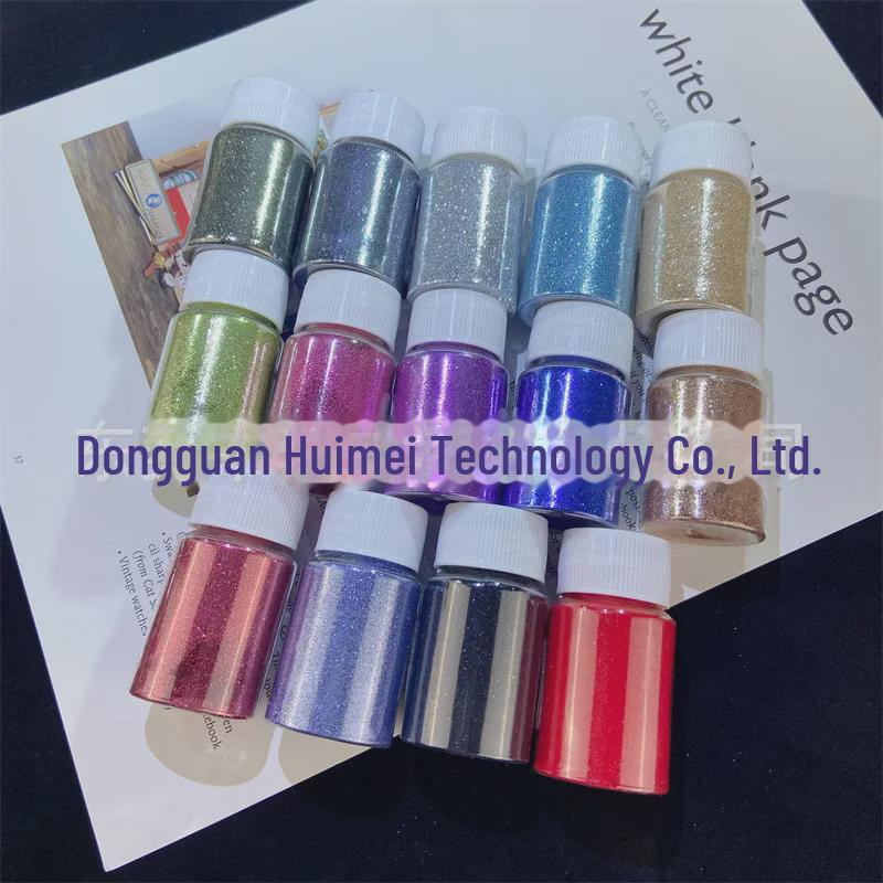 Ultra-Fine Colorful Glitter Diamond Nail Art Powder with Flash Crystal and Quicksand Effect