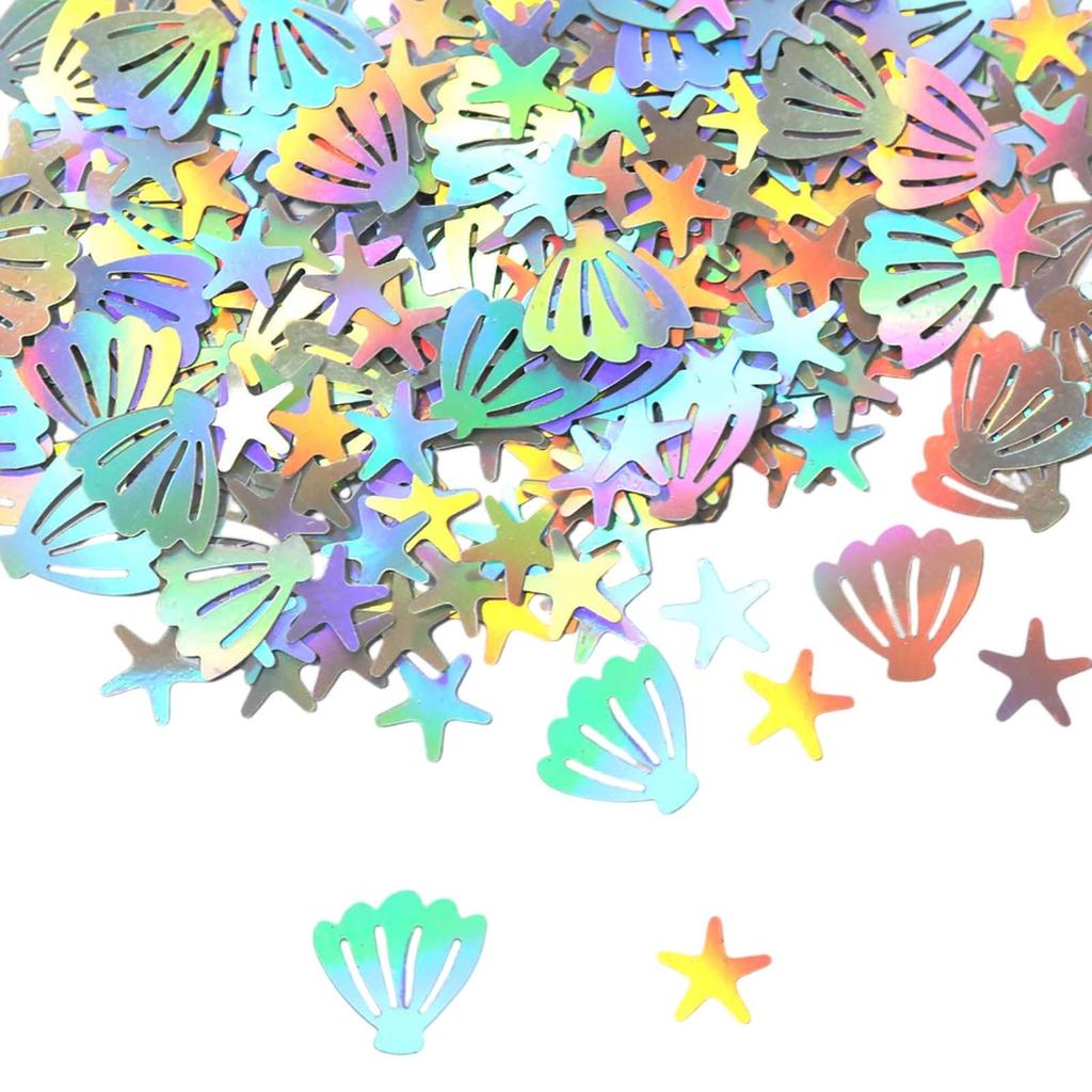 Birthday Party Confetti Desktop Decoration Shells Conch Underwater World Confetti