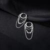 Fashion Hoop Earring Tassel Ear Jewelry 1Pair Women Men Suit Punk  Unique