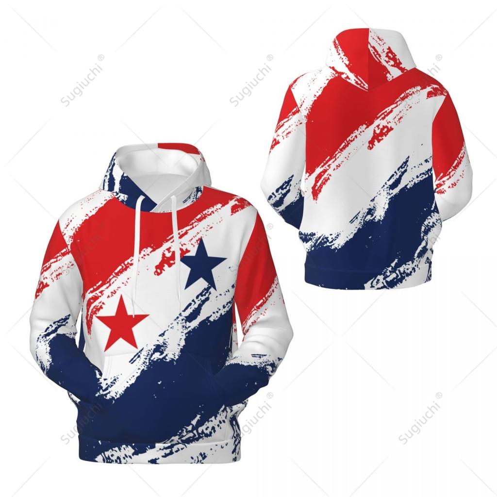 Unisex Mikina s kapucí v barvách panamské vlajky 3D Pánská Dámská Harajuku Mikina Pulovr Mikiny Polyesterová Ležérní