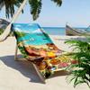 Capybara Family Picnic by the Beach Beach Towel Quick-drying for Travel Outdoor Sports Jogging Beach and Swimming