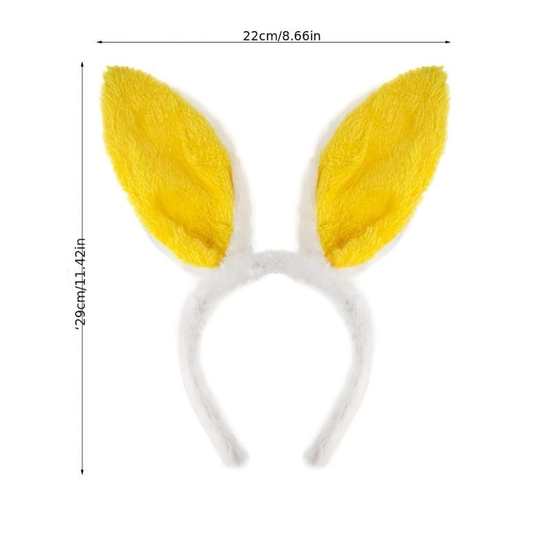 1pc Cute Multicolor Easter Bunny Headband Set, Suitable for Animal-Themed Costume Headwear, Easter Party Gift