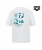 Alena Graphic Day Uni Loose Fit Short Sleeve T-Shirt A6Mc1Rt08Wht
