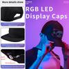 Led Baseball Cap Bluetooth App Control Usb Rechargeable Scrolling Display Glowing Hip Hop Message Hat Hat Board Atmosphere