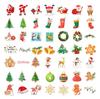 50/100Pcs Christmas Stickers Vinyl Waterproof Holiday Stickers Christmas Stickers for Kids Crafts Bottles Envelopes Gifts